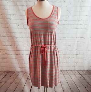 Olive and Oak Stripe tank dress sz Medium